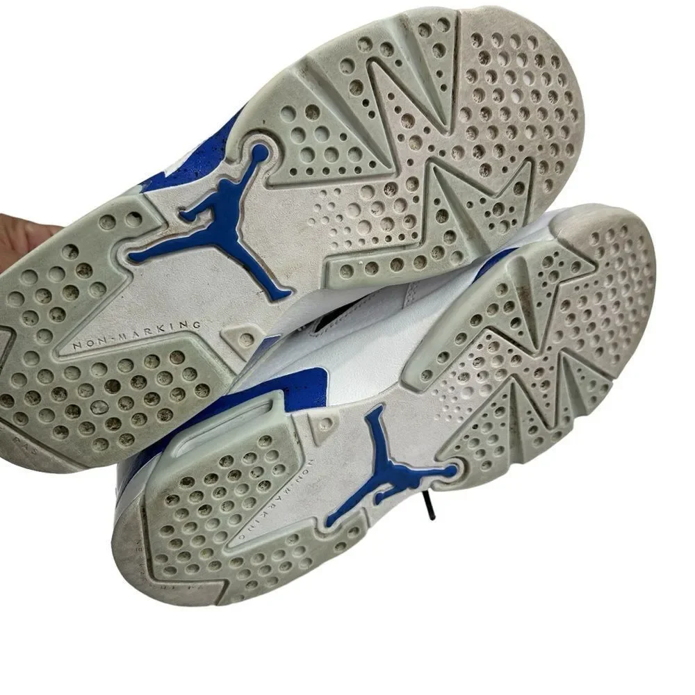 Nike Air Jordan '91 Flight Hyper Royal White Black Basketball Sneaker, Size 5.5Y - Picture 10 of 13